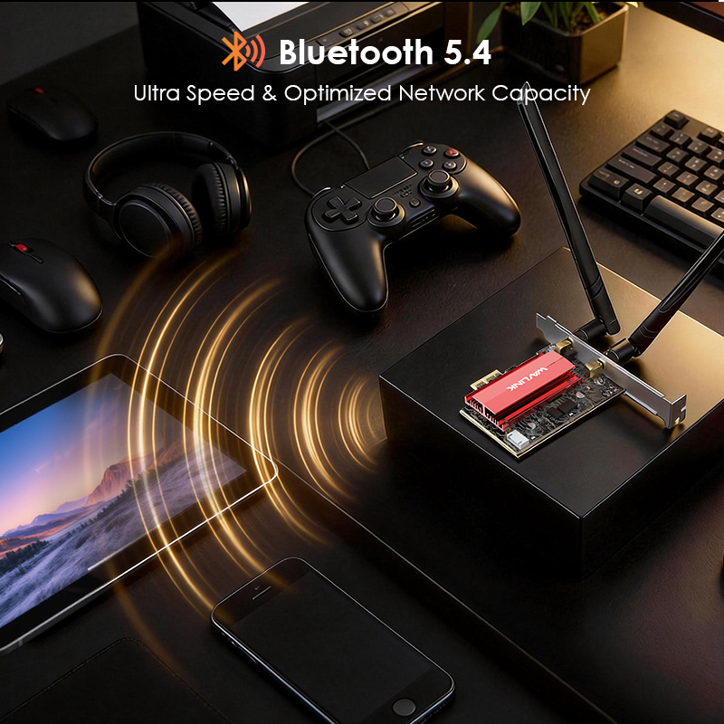 Wi-Fi 7 Tri-Band BE6500 PCIe Adapter 4