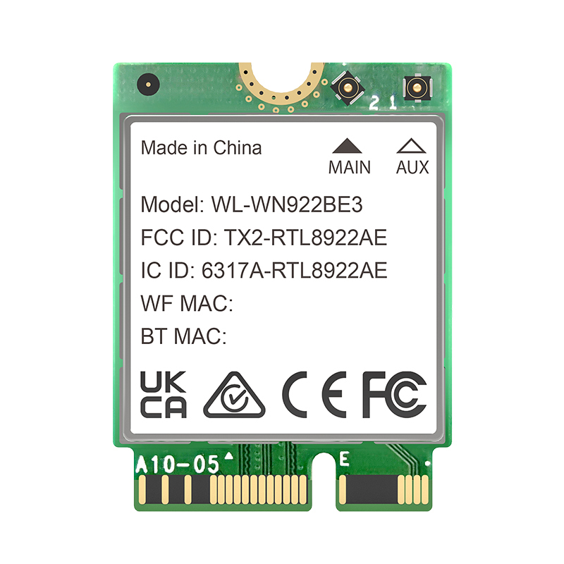 Wi-Fi 7 BE6500 Tri-Band M.2 Wireless Module