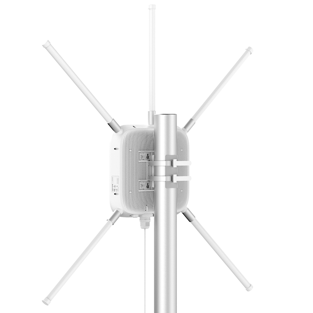 WL-WNA100BE2P: WAVLINK Wi-Fi 7 BE5100 Outdoor Access Point, Support Everything Mesh/Router/AP/Range Extender Mode, IP68 Weatherproof, Dual 2.5G Ports
