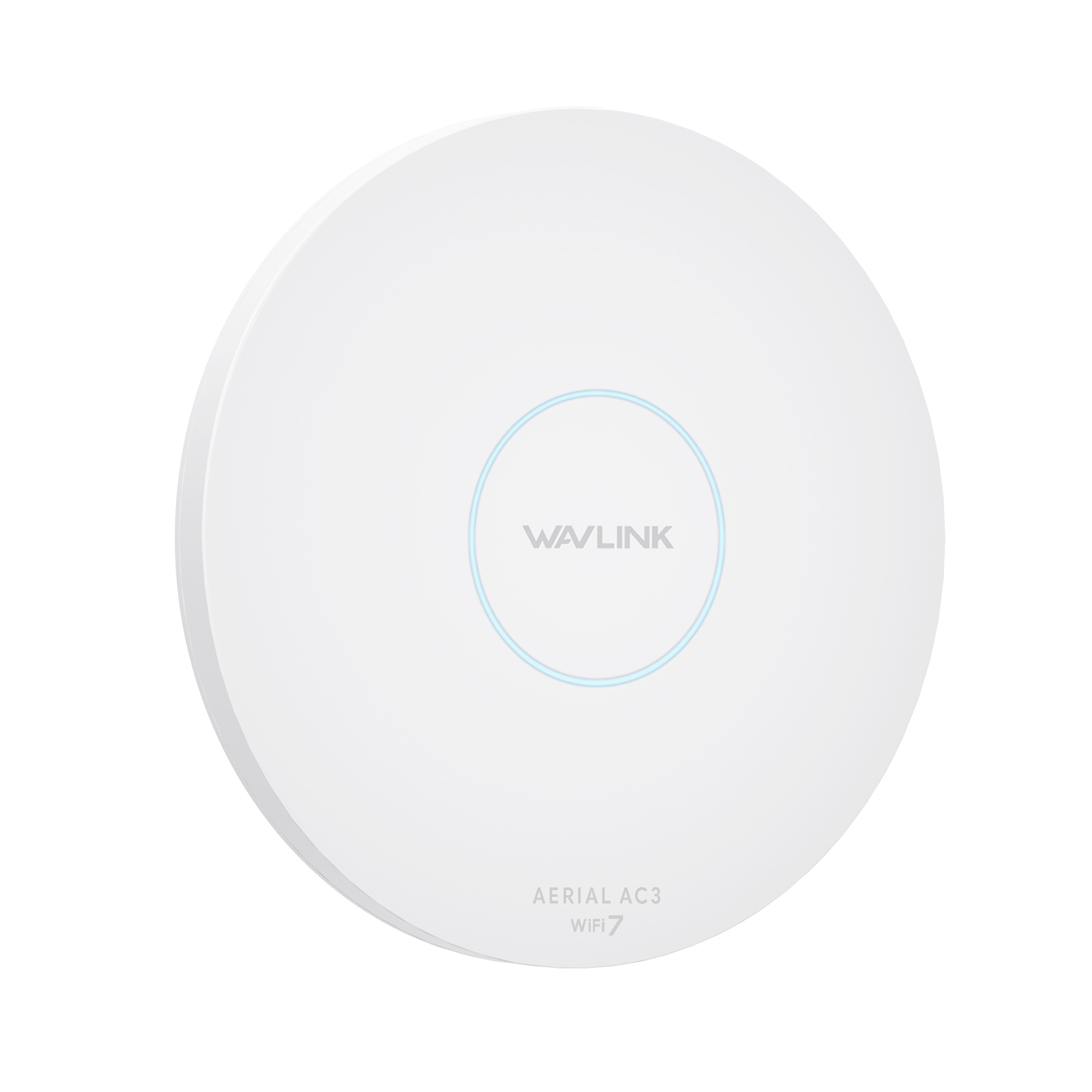 WAVLINK Wi-Fi 7 Wireless Access Point - BE7200 Dual Band Ceiling-Mount AP, 2.5G Port, PoE+ or DC Powered, DC Adapter Included, Everything Mesh, MLO, MRU, 4K-QAM, WPA3, WavRouter APP & Web-Management 3