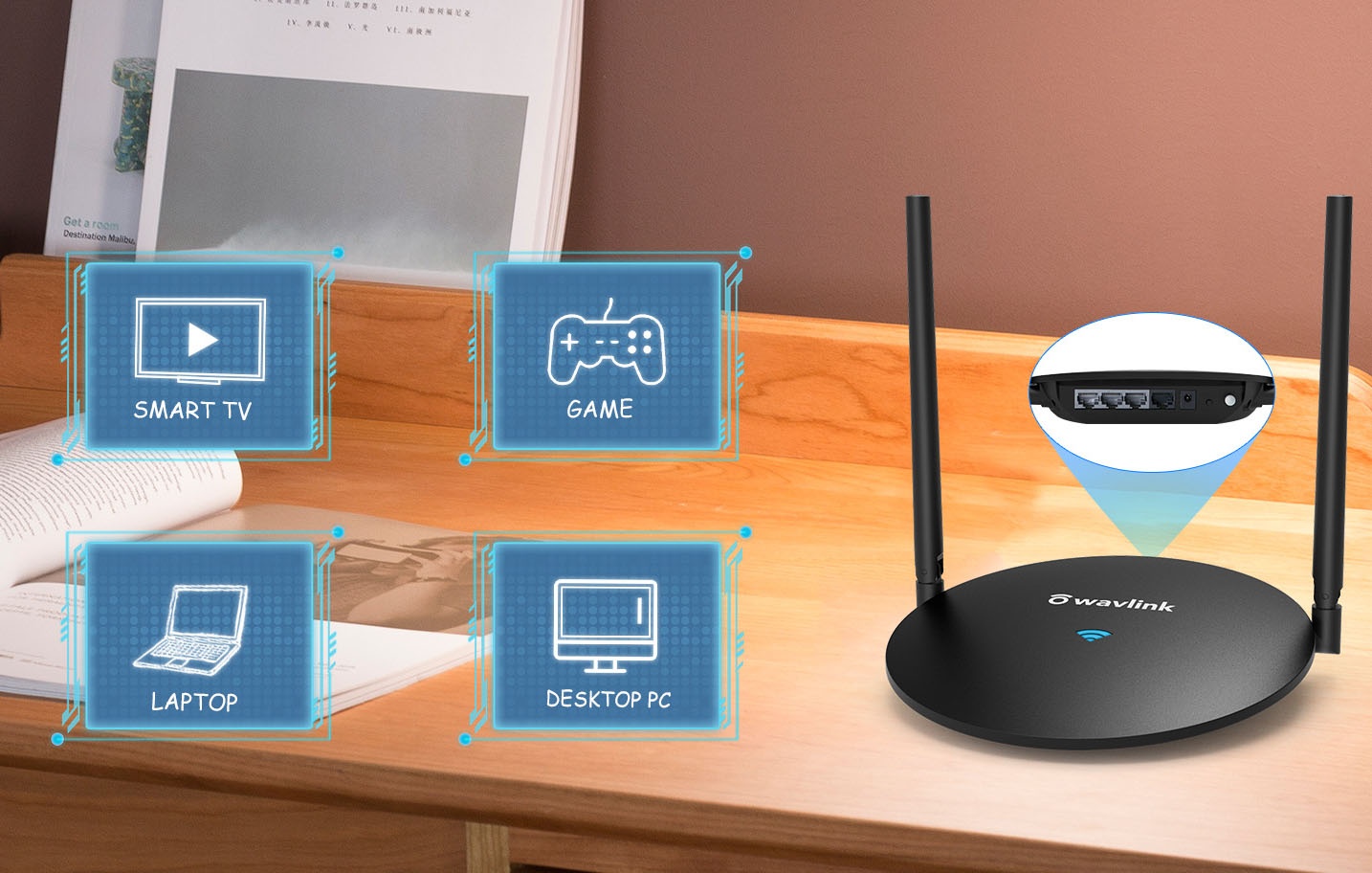 QUANTUM S2K - N300 Wireless Smart Router - Home and Business