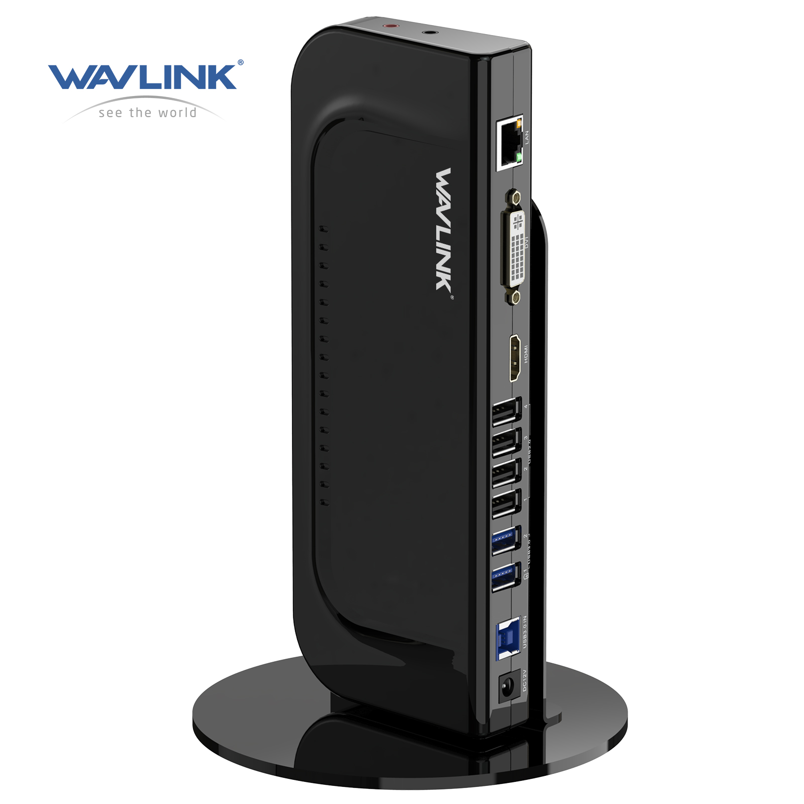 Wavlink USB 3.0 Universal Laptop Docking Station, 13-in-1 USB-C 