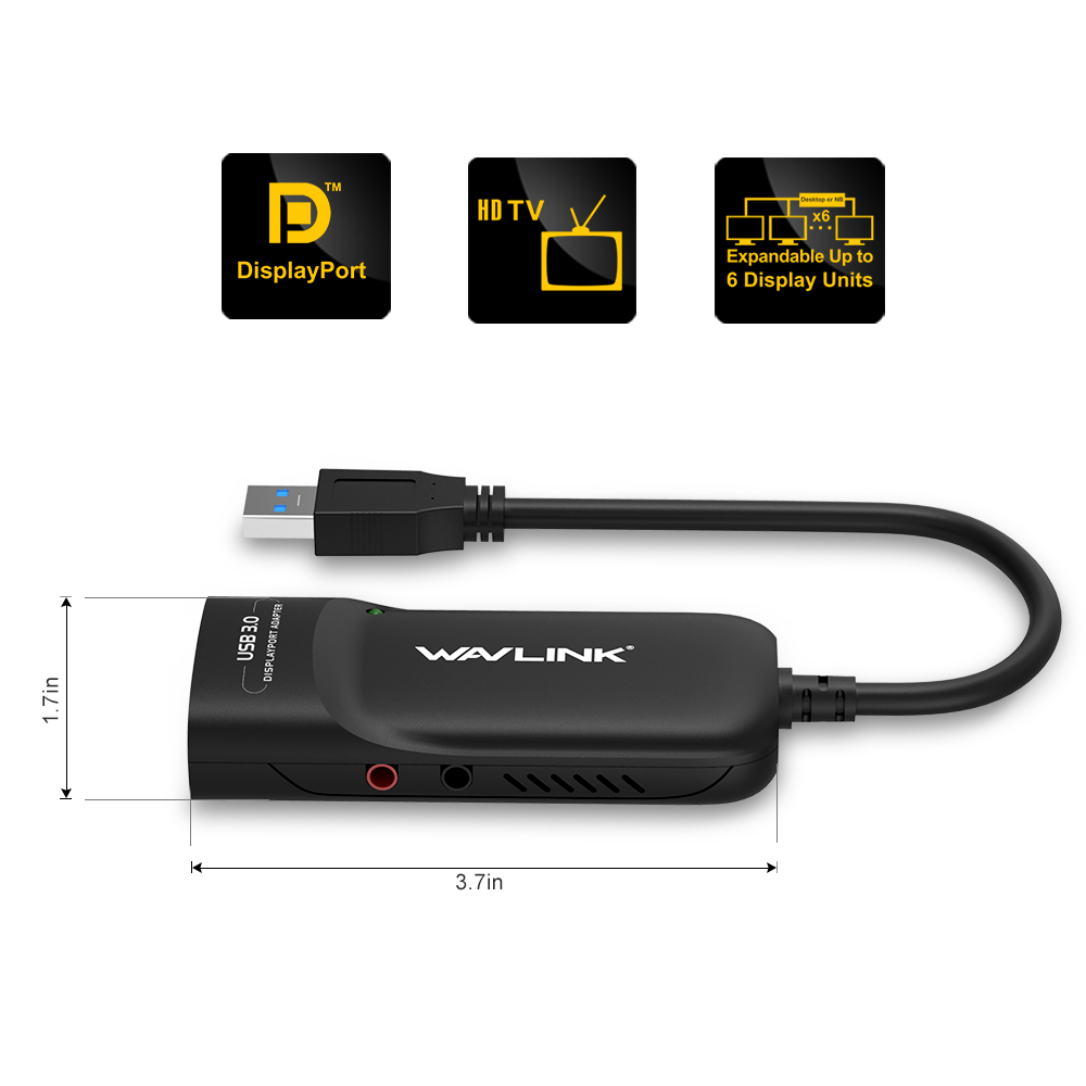 UG5501DP USB 3.0 to 4K DisplayPort Video Graphic Adapter