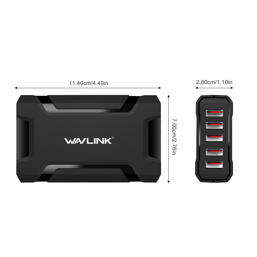 UH1052P 5-Port 45W/9A Smart Charger