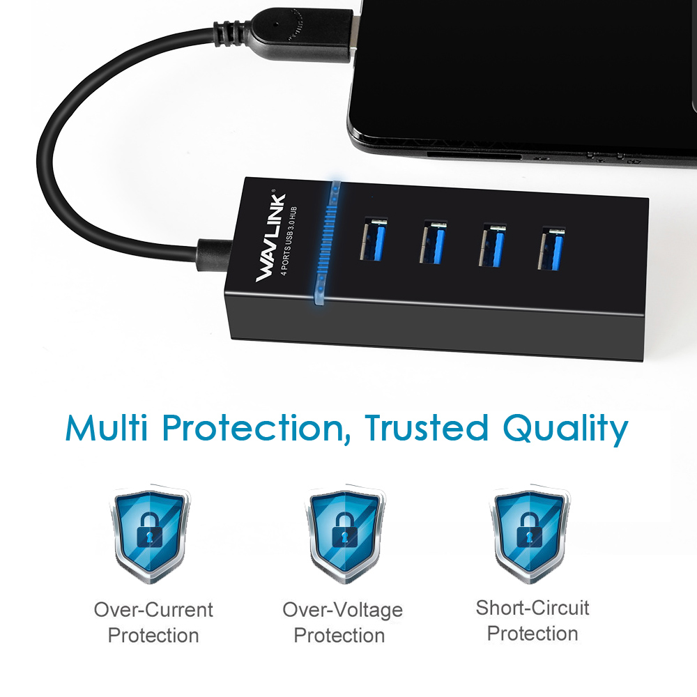 UH30413 SuperSpeed USB3.0 4 Port HUB