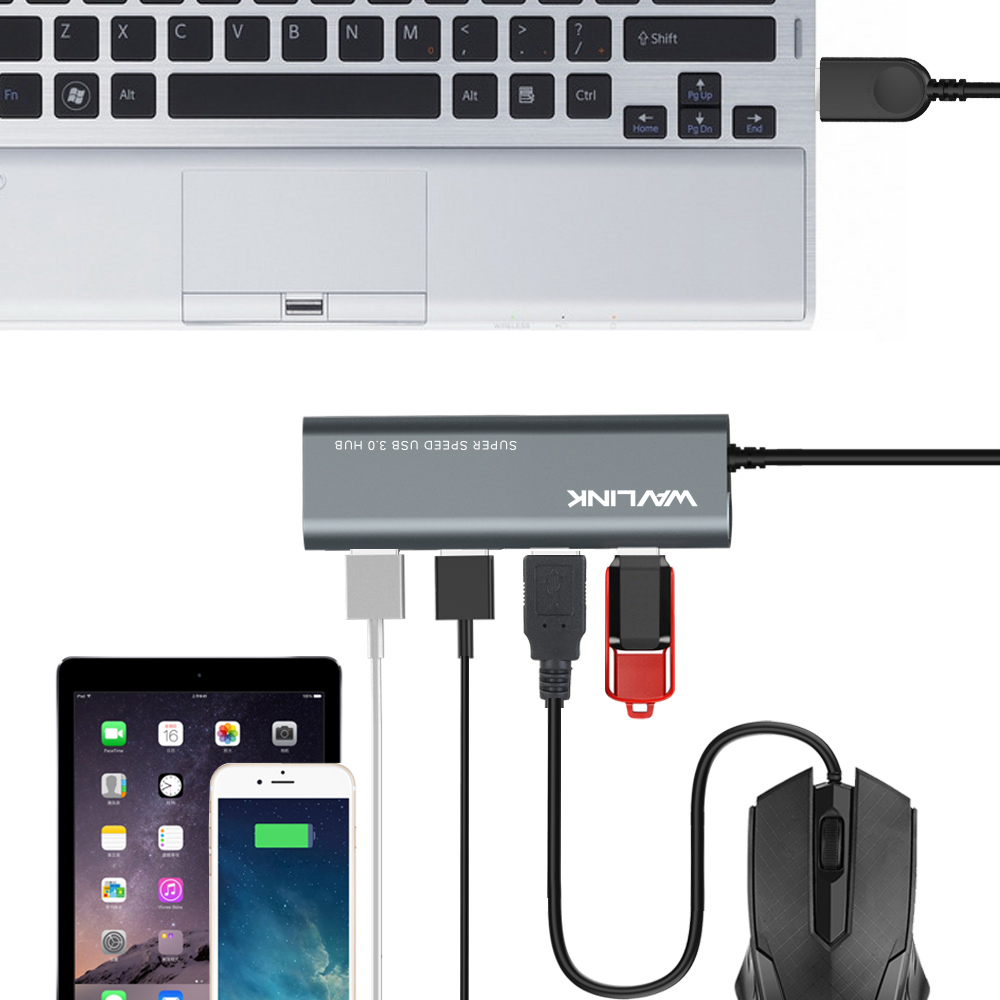 UH3047 SuperSpeed USB 3.0 4-Port HUB