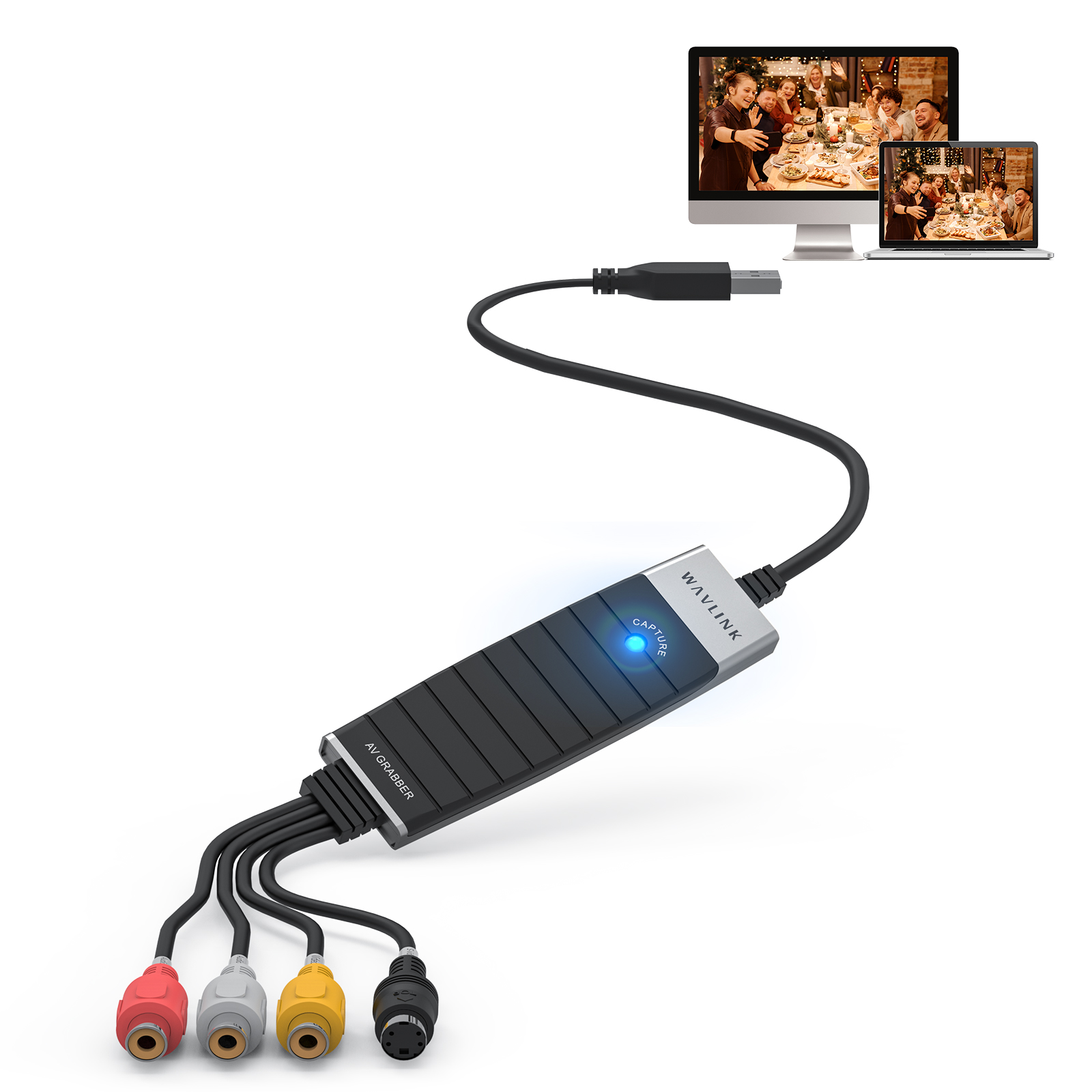 VR203T USB 2.0 Video & Audio Grabber