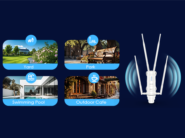 WAVLINK 4G LTE Outdoor Wi-Fi Router with Nano SIM Card Slot WAVLINK 4G LTE Outdoor Wi-Fi Router with Nano SIM Card Slot