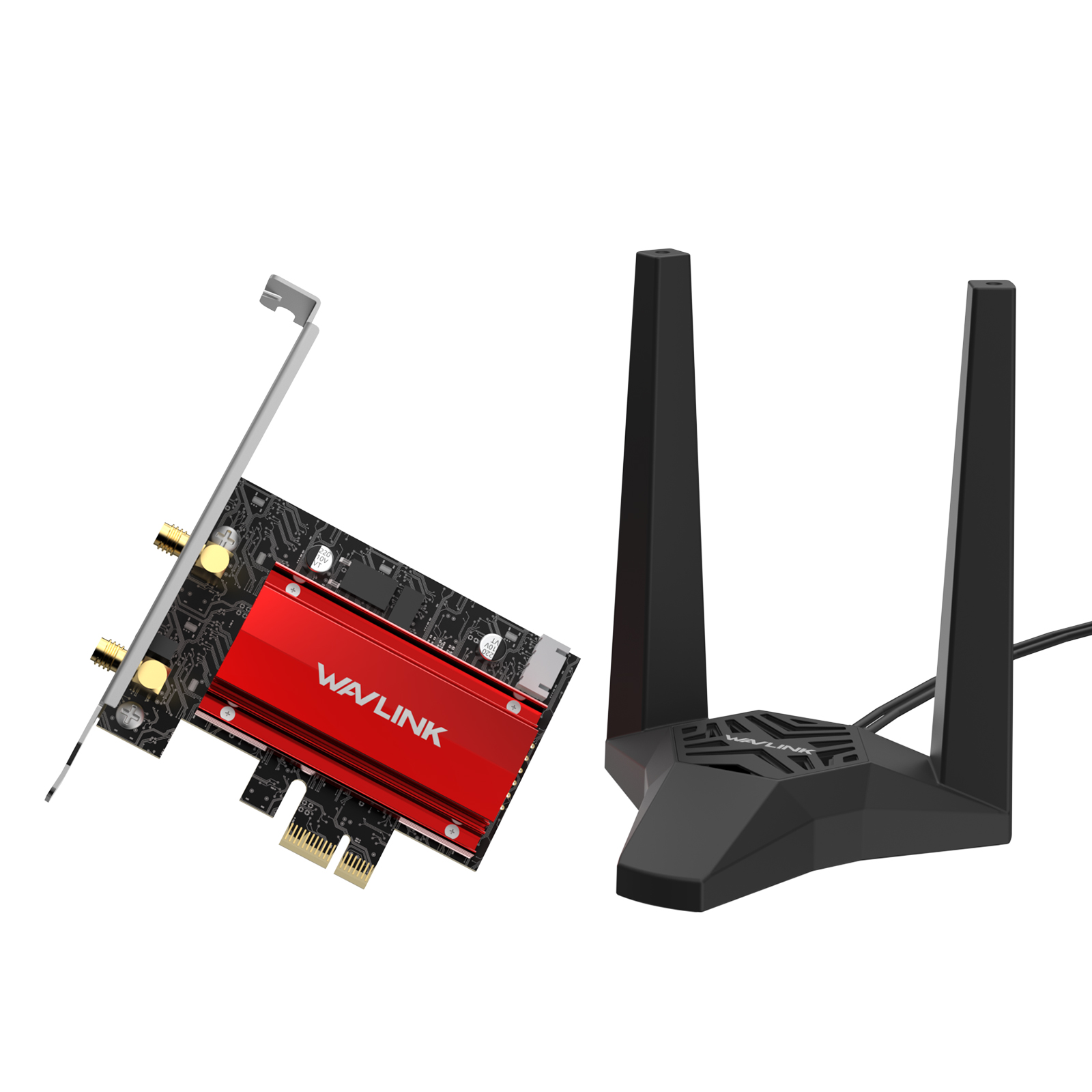 WAVLINK 2024 New BE8800 WiFi 7 PCIe Network Card for Desktop PC, Tri-Band BE200 Wireless Adapter with Bluetooth 5.4, MU-MIMO, WPA3, for Windows 10/11(64bit), Not for AMD Motherboard 3