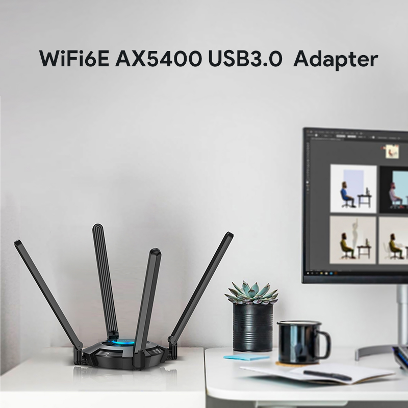 Vitesse Ultra: WiFi6E AX5400 USB3.0  Adapter 5